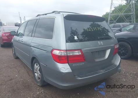 2007 Honda Odyssey Ex из США, поврежденный, VIN 5FNRL38407B084436